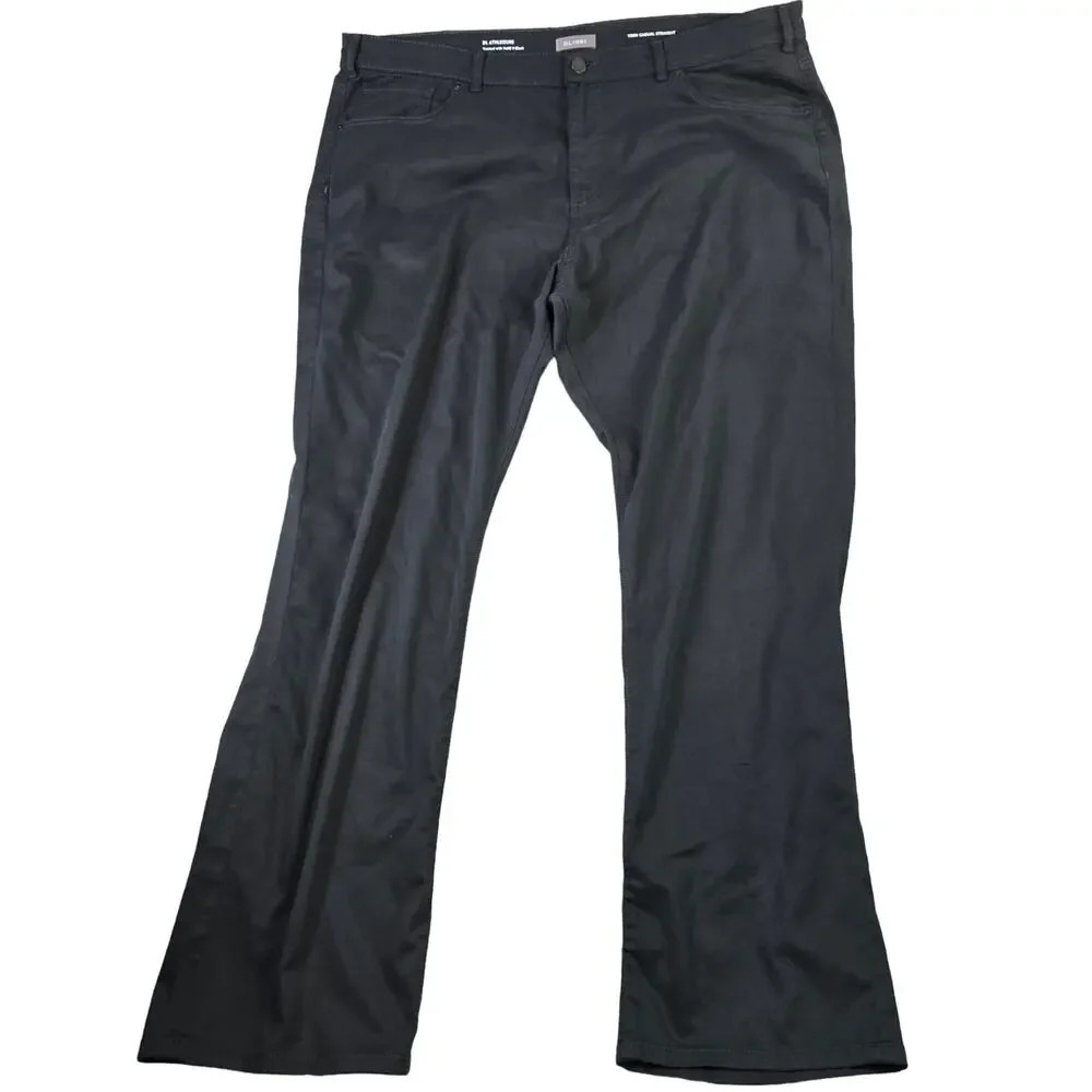 DL 1961 Vinn Straight Pants Men's 44x34 Navy Career Workwear Athleisure Casual